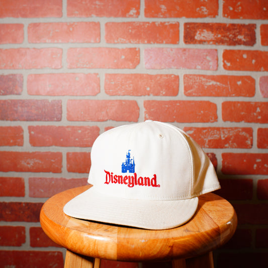 VTG Stained Disneyland Snapback Hat