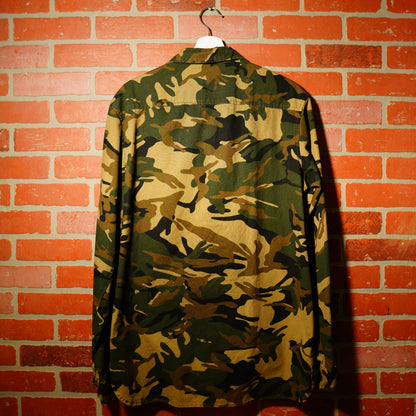 VTG Green Camo Zip-Up Jacket