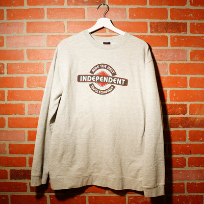 VTG Y2K Ride The Best Independent Crewneck