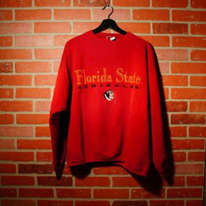 VTG Florida State Seminoles Red Crewneck