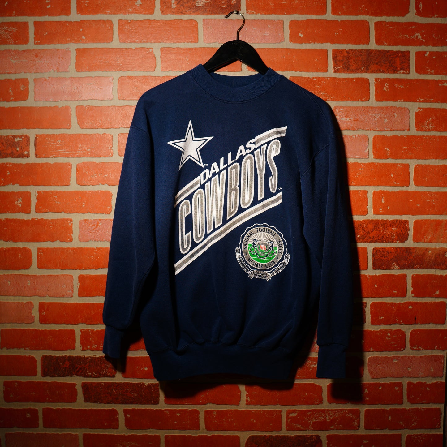 VTG NFL Dallas Cowboys Navy Crewneck