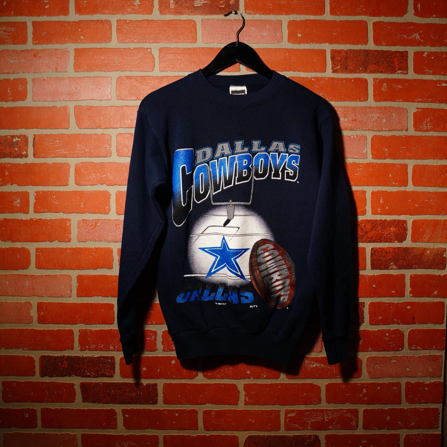 VTG 1994 NFL Dallas Cowboys Navy Crewneck