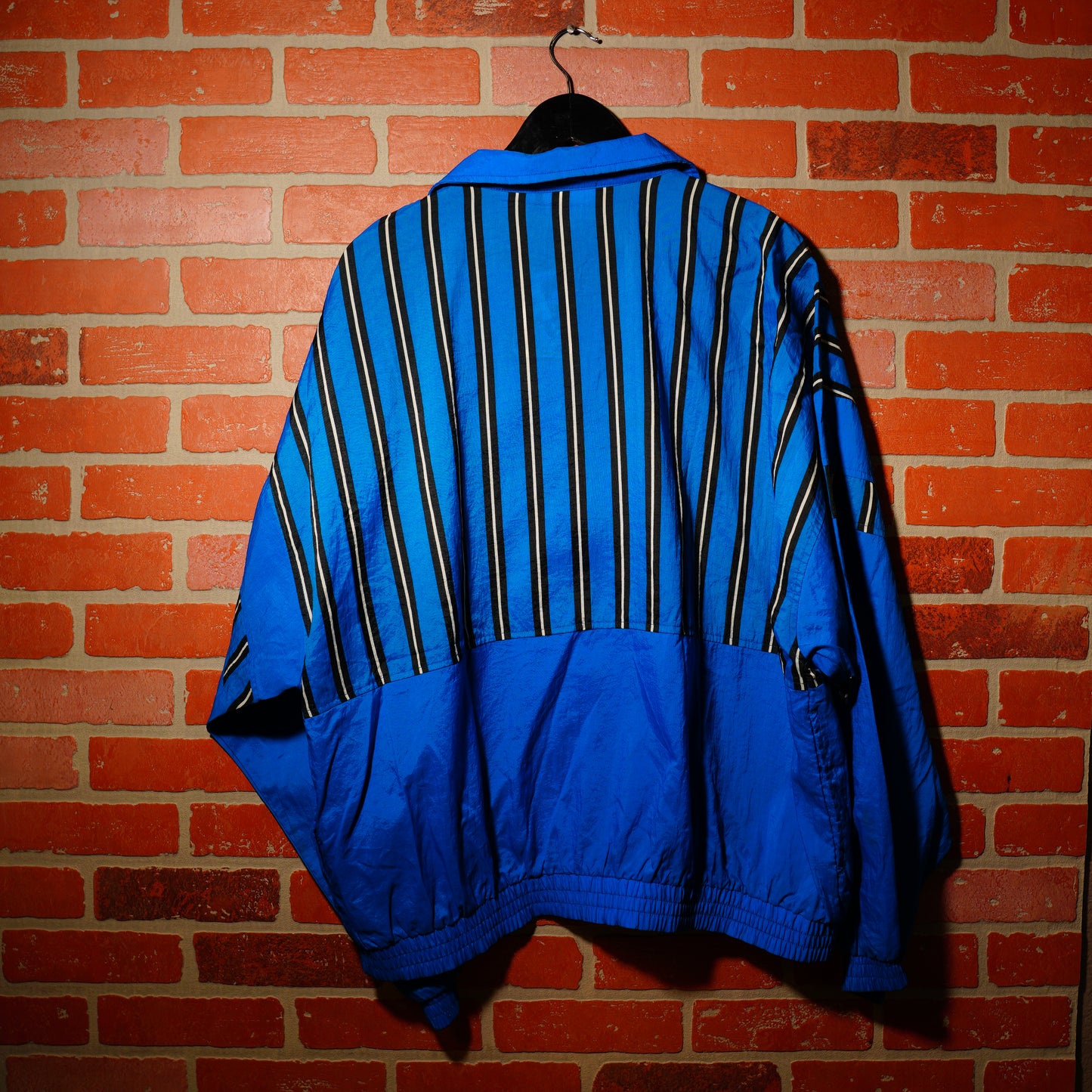 VTG Reebok Shaq Blue Zip-Up Windbreaker Jacket