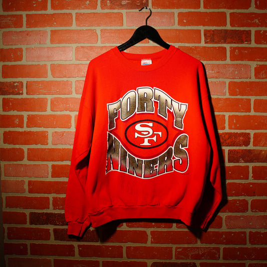 VTG 1995 NFL San Fransisco 49ers Red Crewneck