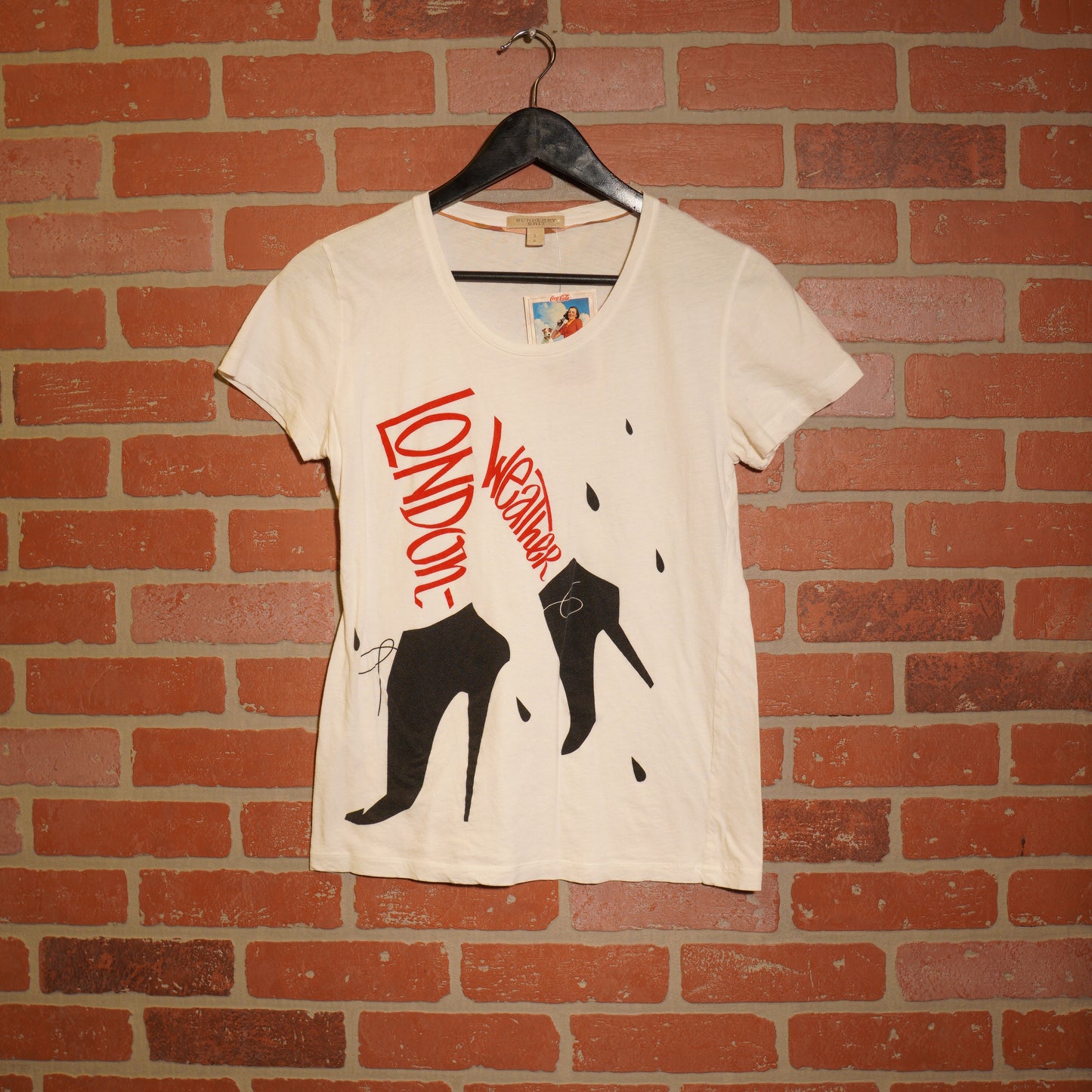 VTG Y2K Women Burberry Brit London Weather Tee