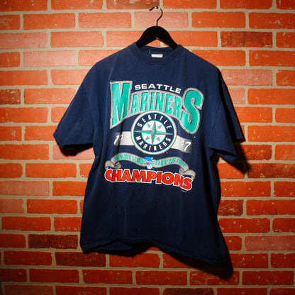 VTG 1997 MLB Seattle Mariners AL Champions Tee