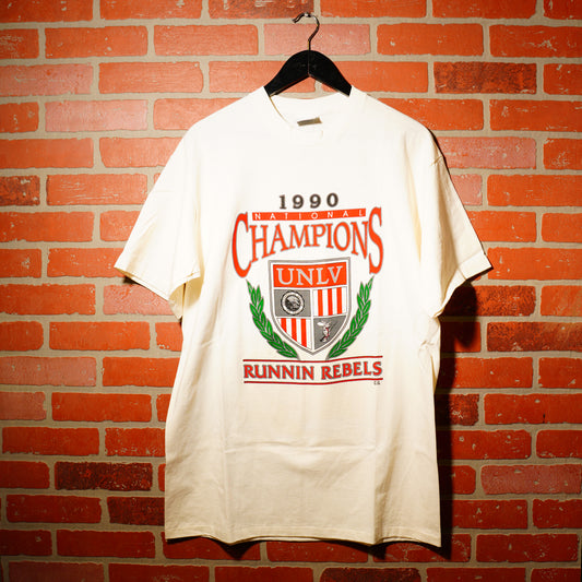 VTG 1990 UNLV National Champions Crest Tee