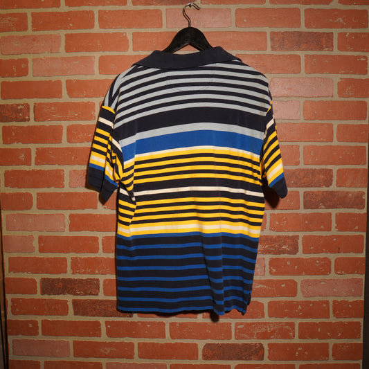 VTG Y2K IZOD Yellow/Blue Polo Shirt