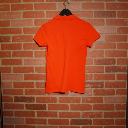 VTG Y2K Women's Ralph Lauren Orange Polo Shirt