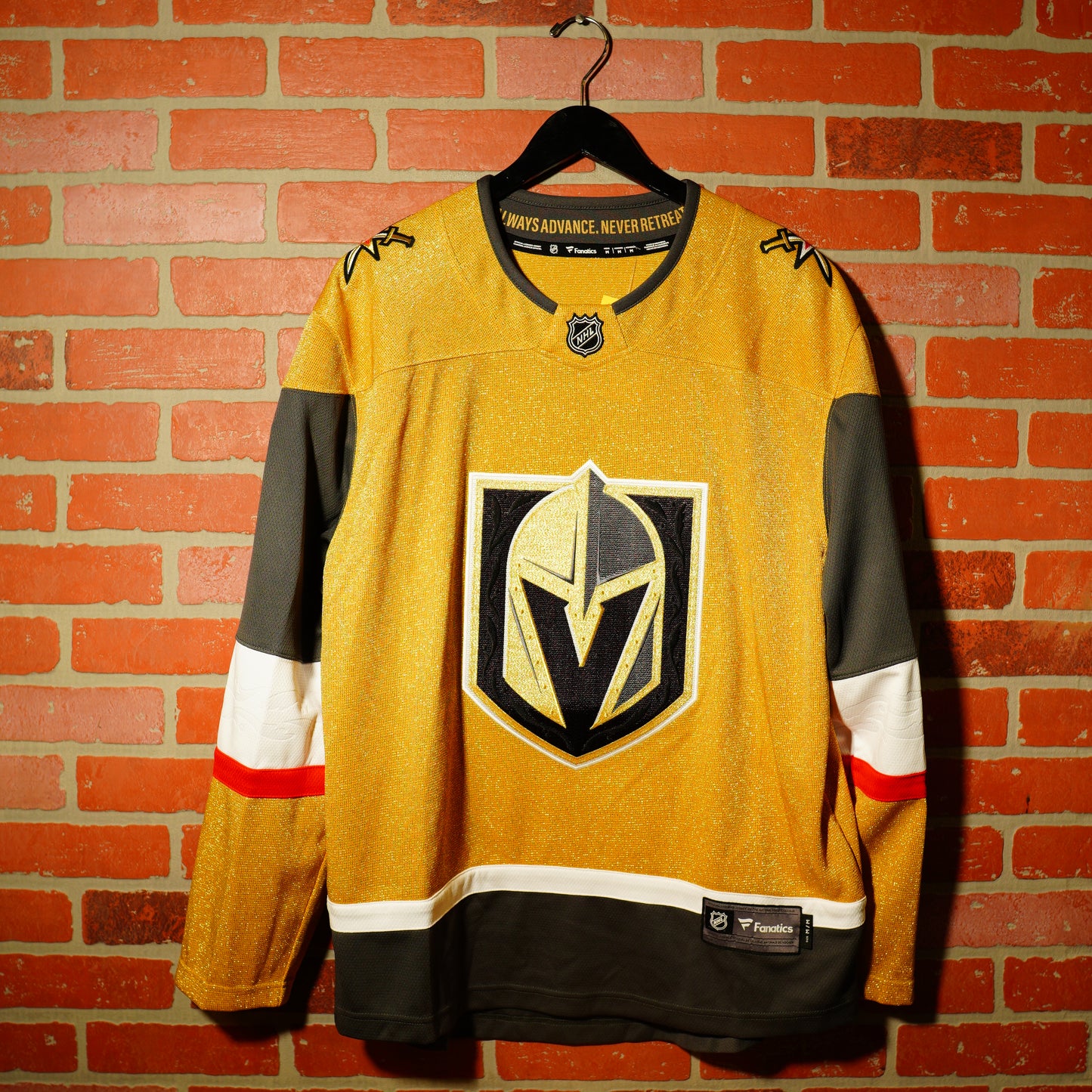 NHL Vegas Golden Knights Gold Eichel Hockey Jersey