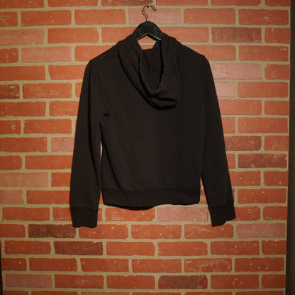 VTG Y2K Aeropostal Zip-Up Aqua Logo Black Hoodie