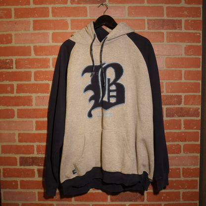 VTG Y2K Brooklyn Grey Logo Hoodie