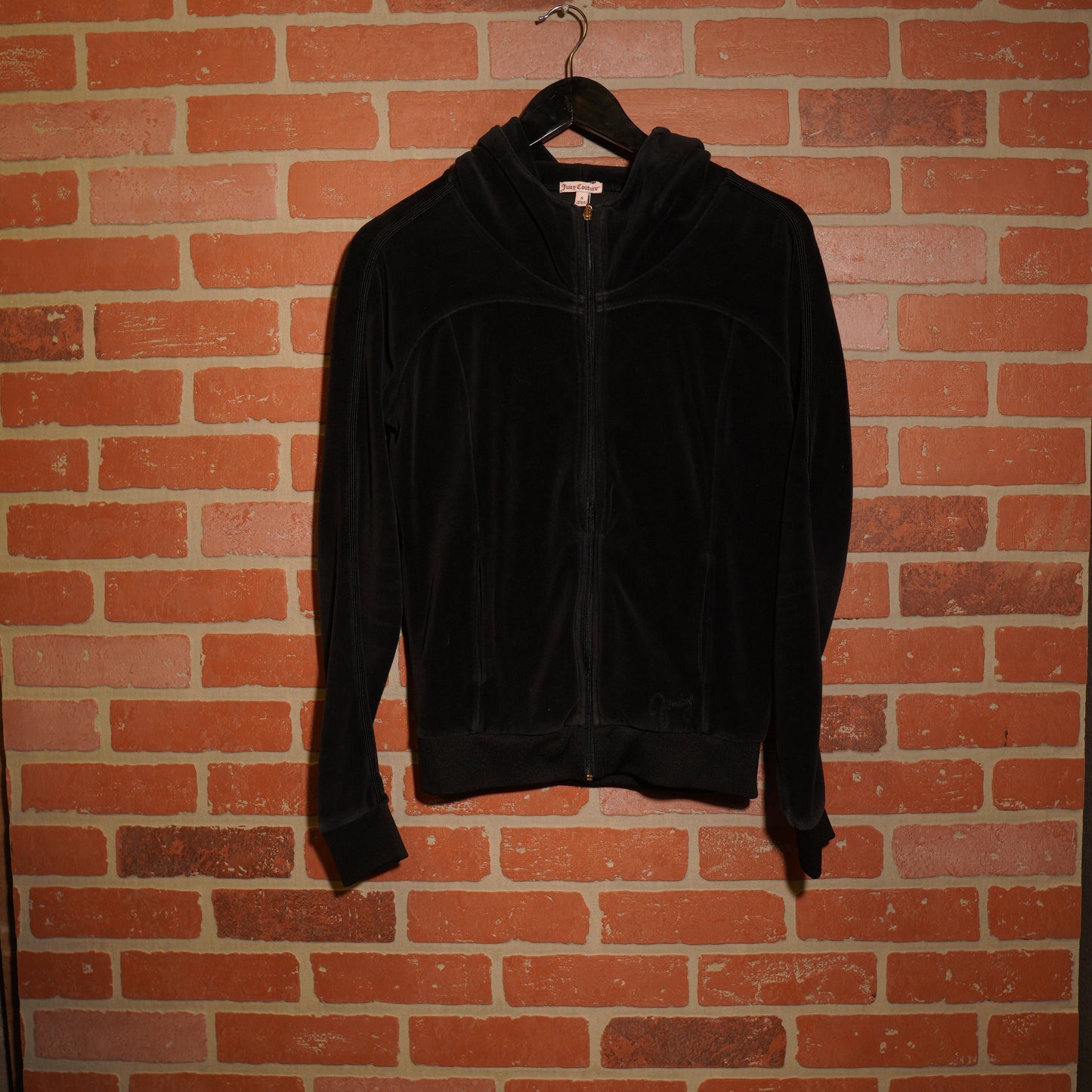 VTG Y2K Women's Juicy Couture Velvet Zip-Up Hoodie