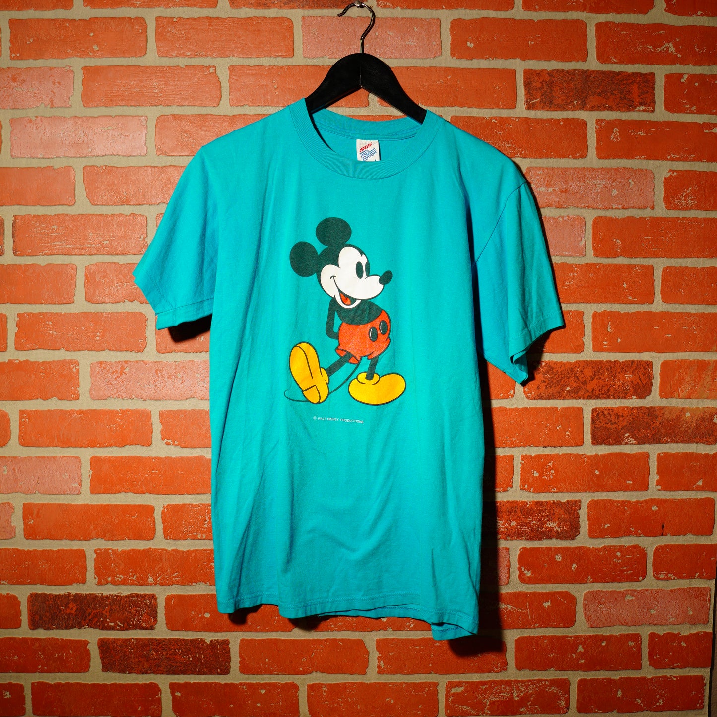 VTG Walt Disney Productions Light Blue Mickey Tee