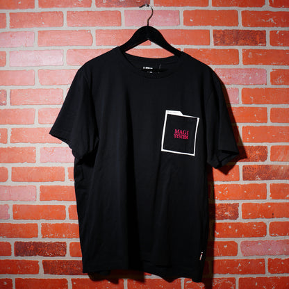 Uniqlo X Neon Genesis Evangelion Magi System Black Pocket Tee