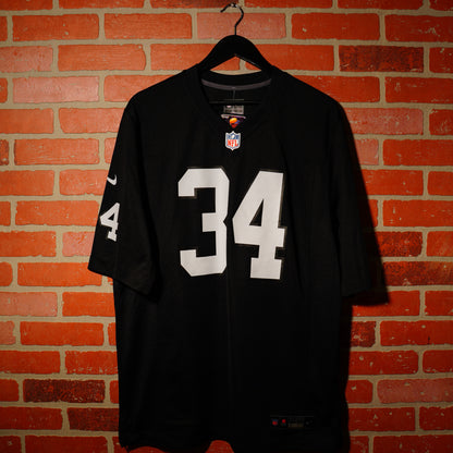 NFL Raiders Bo Jackson Black Football Jersey