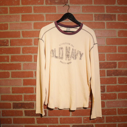 VTG Y2K Old Navy Waffle L/S Shirt