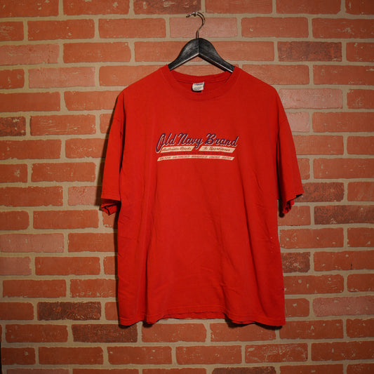 VTG Y2K Old Navy Brand Red Tee