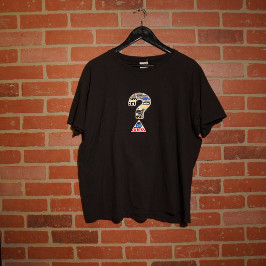 VTG Y2K Guess Question Mark Logo Tee