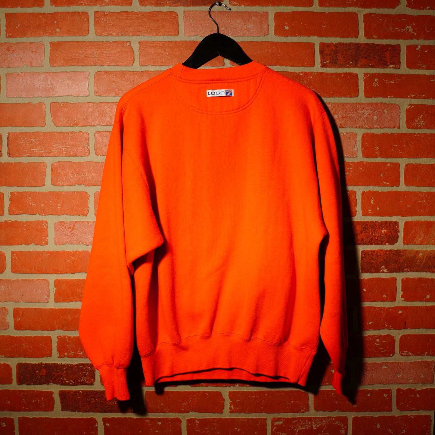 VTG NFL Denver Broncos Orange Crewneck