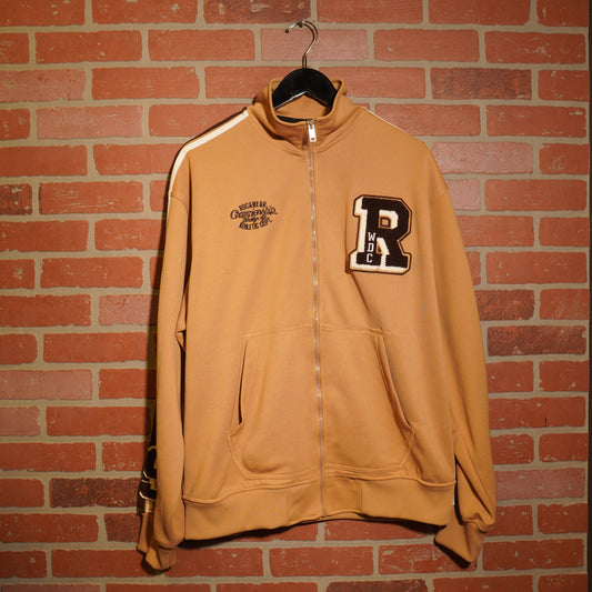 VTG Y2K Rocawear Zip-Up Light Brown Track Jacket