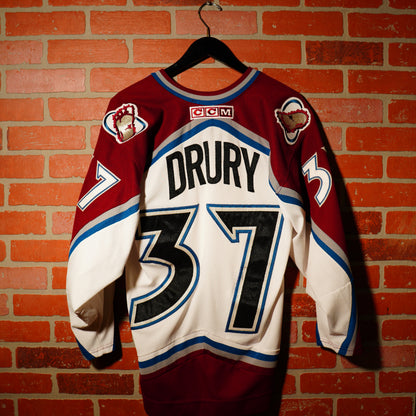 VTG NHL Colorado Avalanche Drury Hockey Jersey