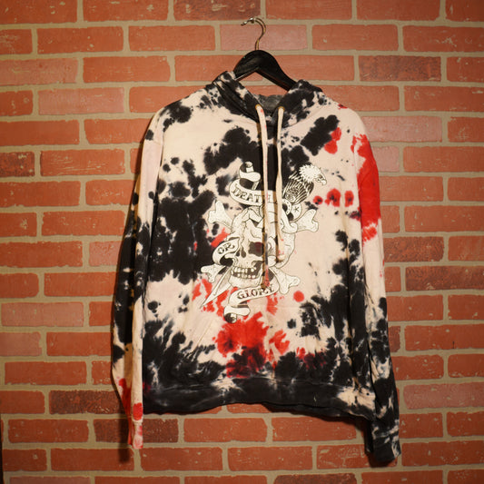 VTG Y2K Ed Hardy Death Or Glory Dyed Hoodie