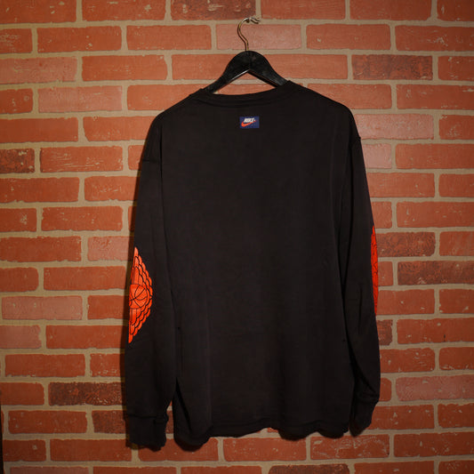 Jordan Brand Pre-Distressed L/S Logo Tee