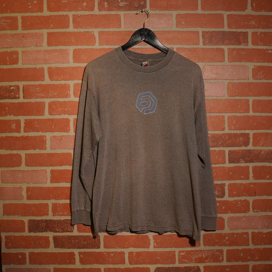 VTG Y2K OP Board Co L/S Grey Tee