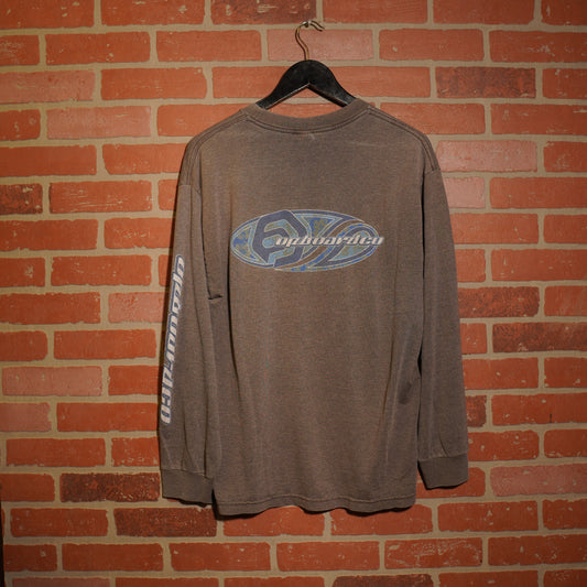 VTG Y2K OP Board Co L/S Grey Tee