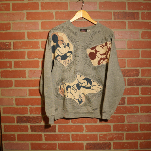 Trevs 1of1 Disney Mickey Mouse Grey Crewneck