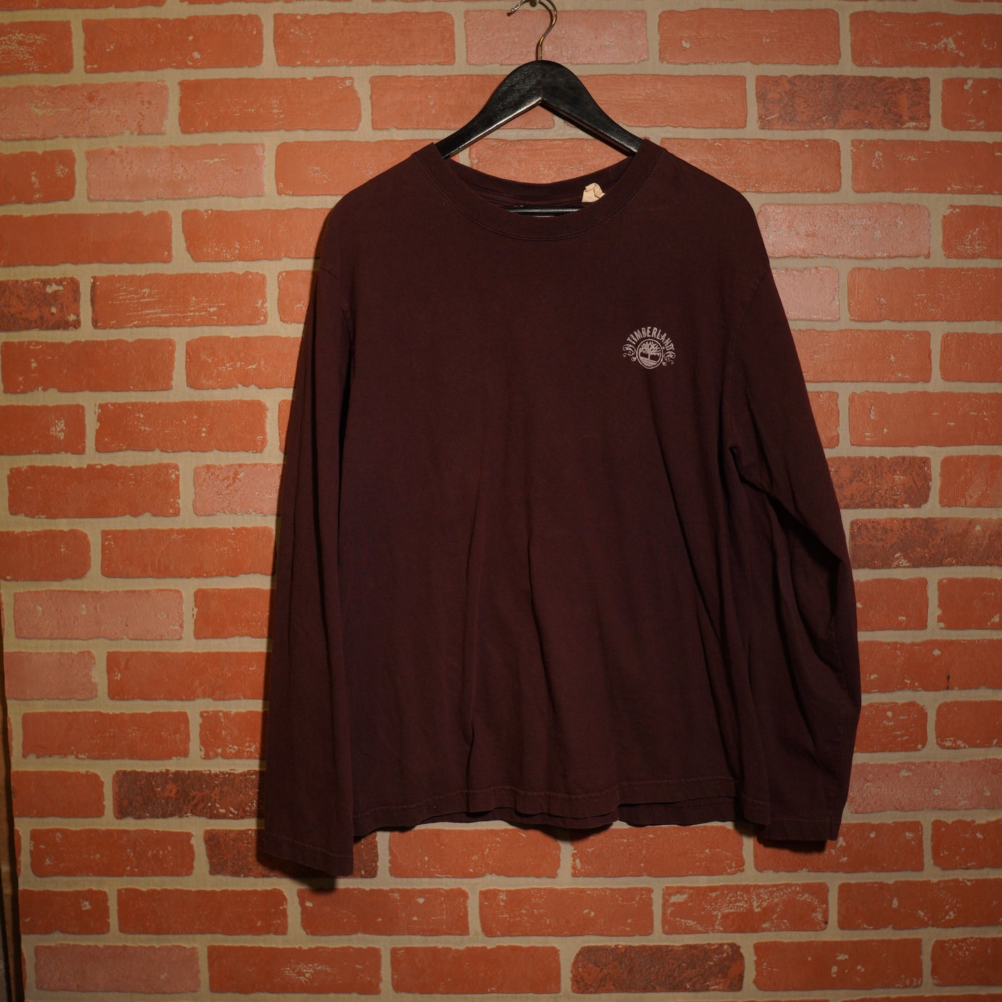 VTG Y2K Timberland Logo L/S Tee
