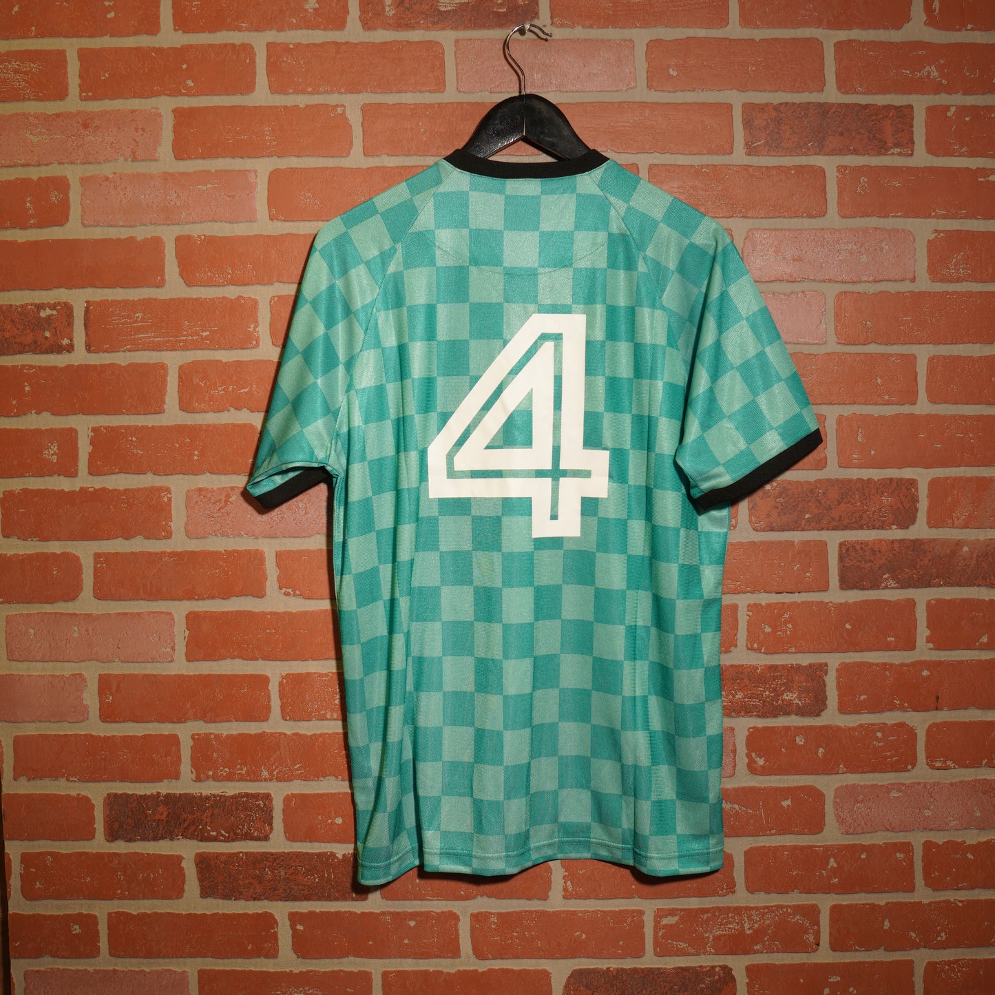 Stussy Checkerboard Teal Soccer Jersey
