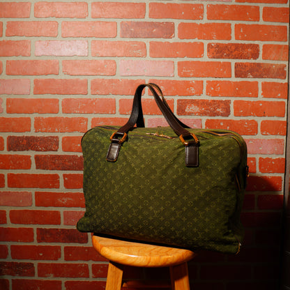 Authentic LV Green Luggage Bag