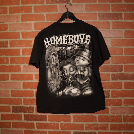VTG Y2K Homeboys Pray For Us Tee