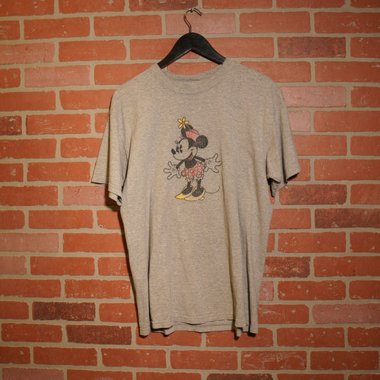 VTG Y2K Disney Minnie Mouse Glitter Tee