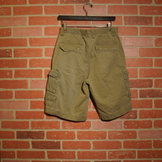 VTG Sideout Olive Cargo Shorts