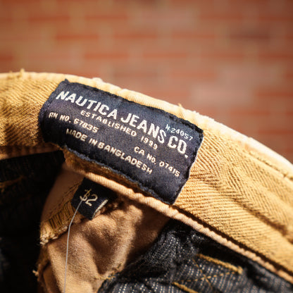 VTG Nautica Jeans Khaki Cargo Shorts