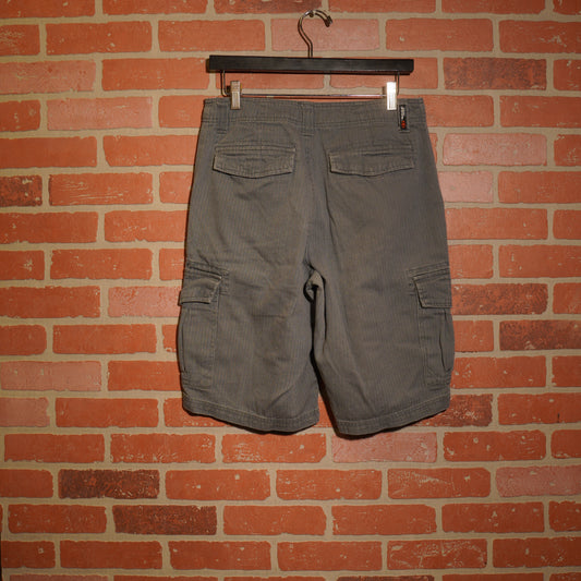 VTG Y2K No Fear Grey Cargo Shorts