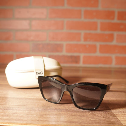 Dolce & Gabbana Black Sunglasses w/ Case
