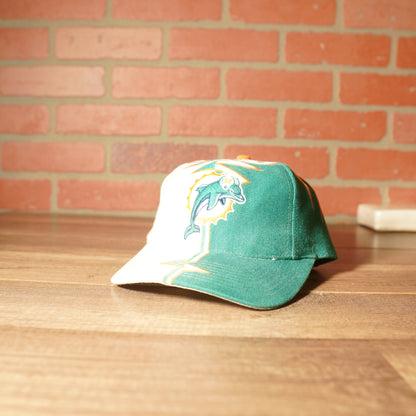 VTG NFL Miami Dolphins Shockwave Snapback Hat