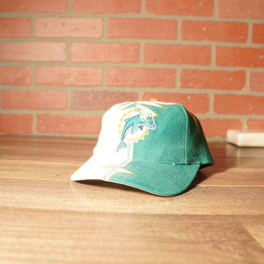 VTG NFL Miami Dolphins Shockwave Snapback Hat
