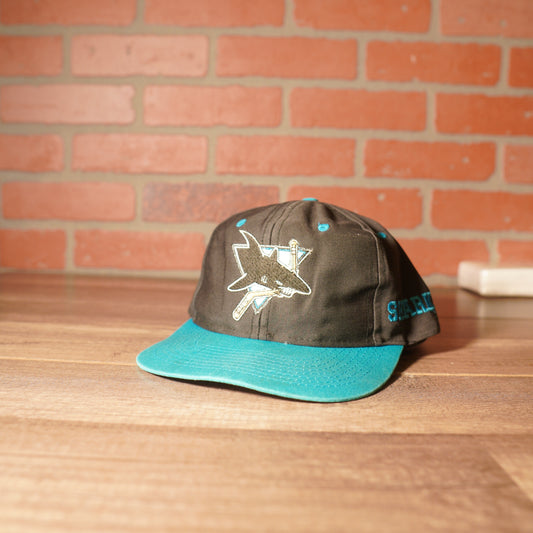 VTG NHL San Jose Sharks Logo 7 Snapback Hat