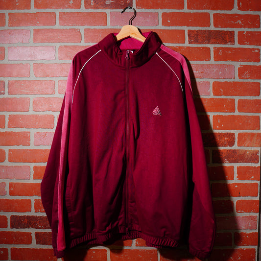 DS Nike Burgundy Zip-Up Track Jacket