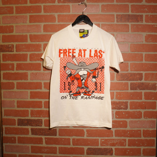 VTG 1991 UNLV Runnin Rebels Free At Last Tee