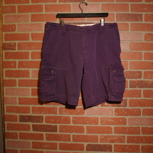 VTG Y2K Polo By Ralph Lauren Purple Cargo Shorts