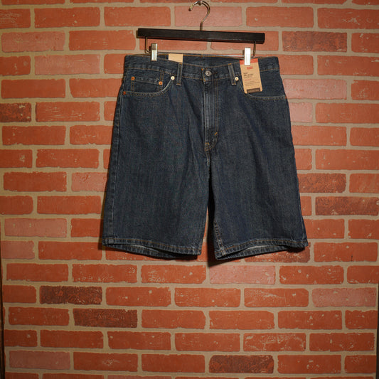 DS Levis 550 Relaxed Dark Blue Denim Jean Shorts