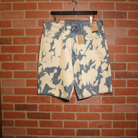 DS Levis 469 Bleached Denim Jean Shorts