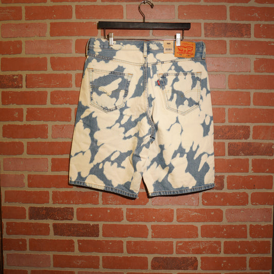 DS Levis 469 Bleached Denim Jean Shorts