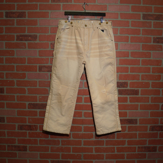 MNML X Caleb Plant White Pants
